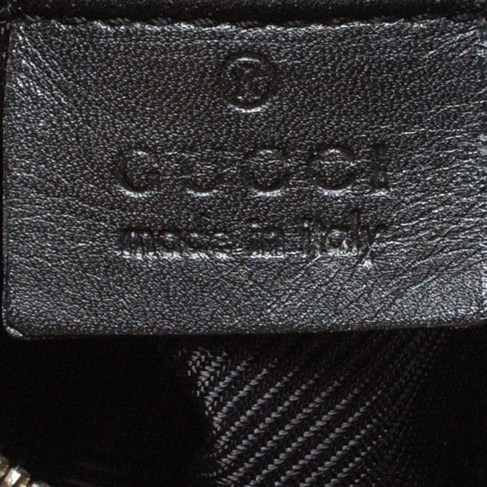 Women's Gucci Black GG Canvas and Leather Small Joy Boston Bag