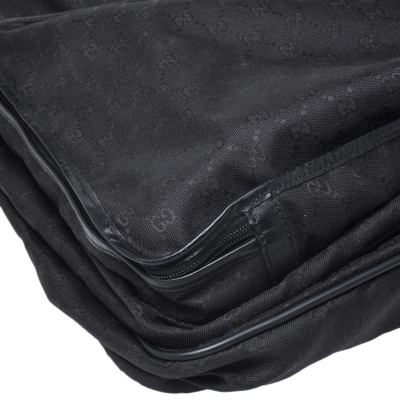 Gucci Black GG Canvas Large Garment Hanger Bag 3