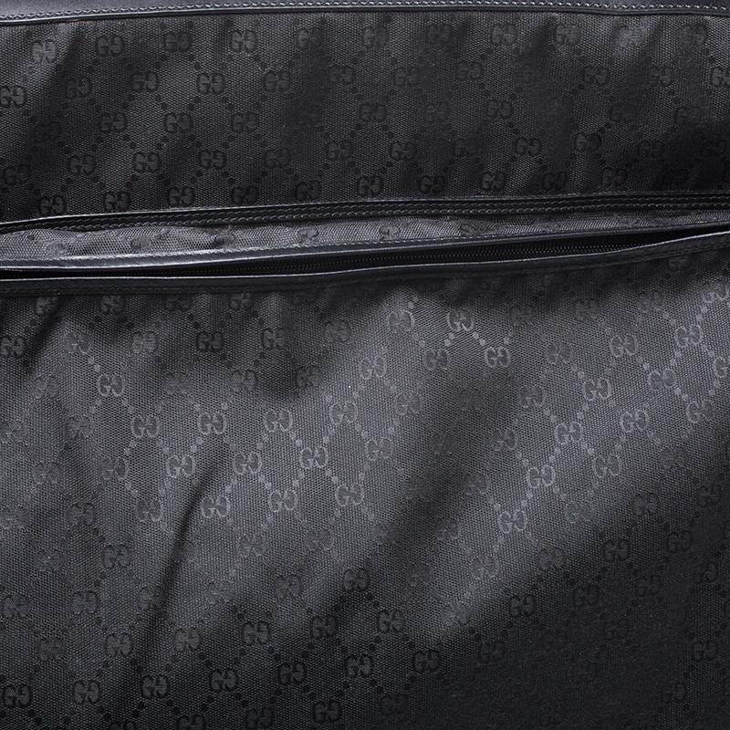 Men's Gucci Black GG Canvas Large Garment Hanger Bag