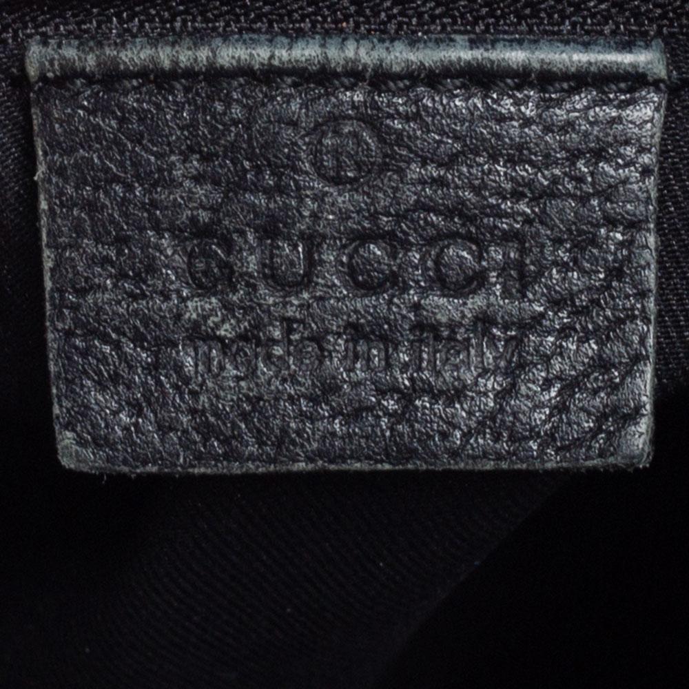 Gucci Black GG Canvas Small Abbey D Ring Hobo 6