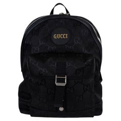 GUCCI black GG econyl OFF THE GRID Backpack Bag