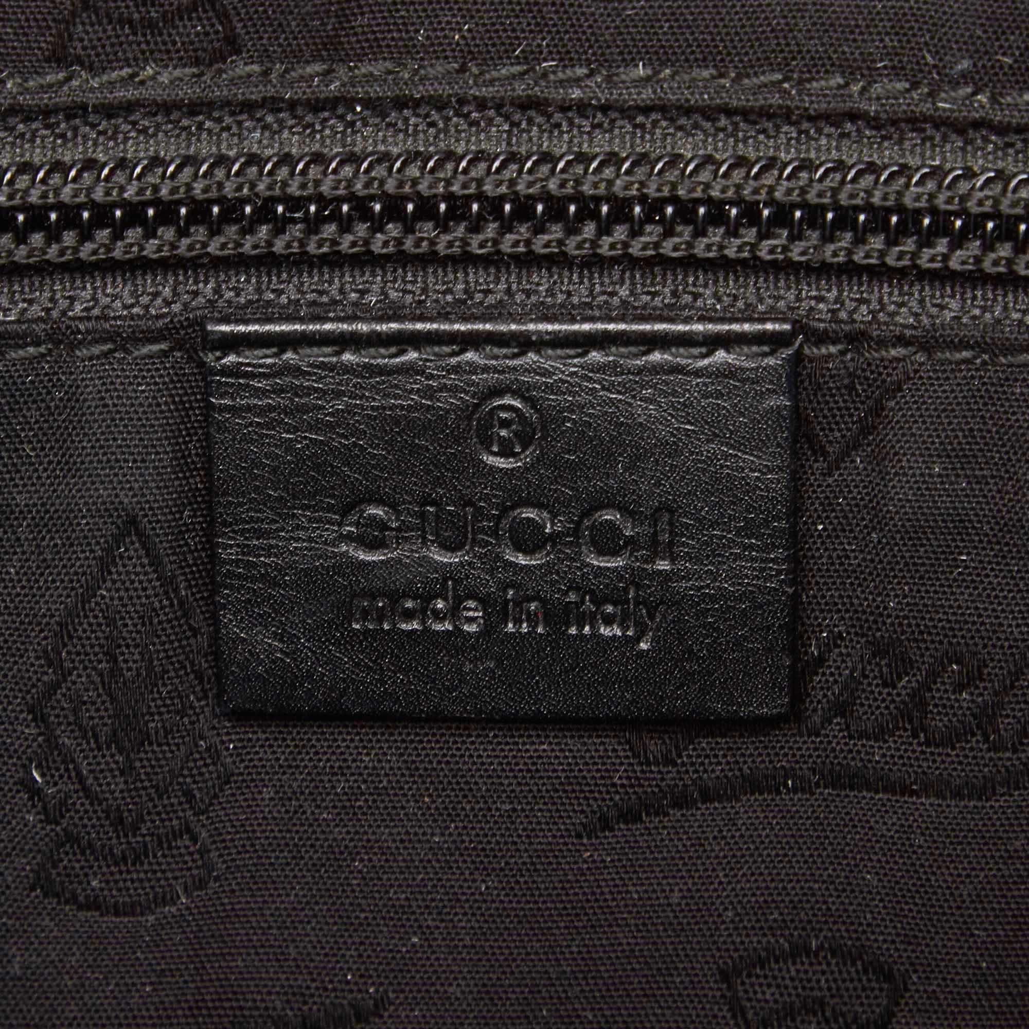 Women's Gucci Black GG Imprime Messenger Bag