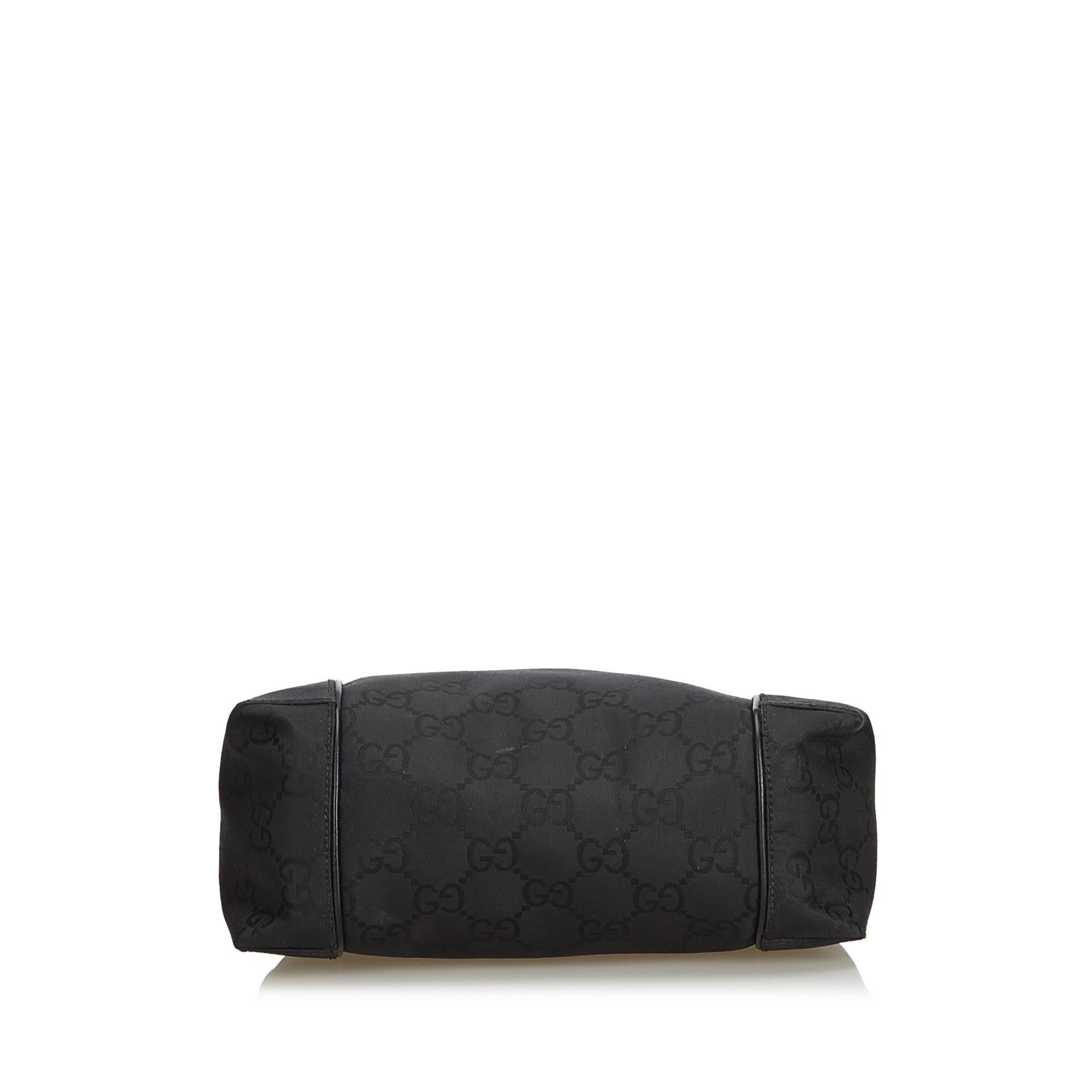 Women's Gucci Black GG Jacquard Handbag