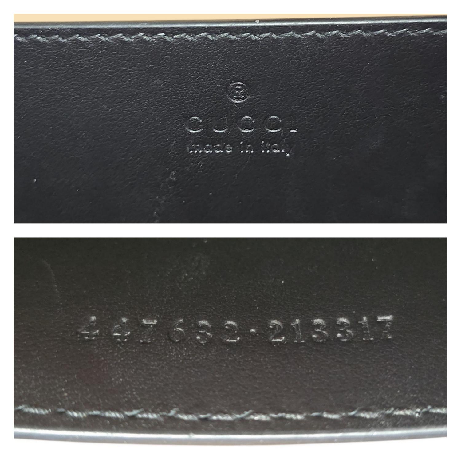 Gucci Borsa a tracolla nera con fotocamera GG Marmont Small in vendita 4
