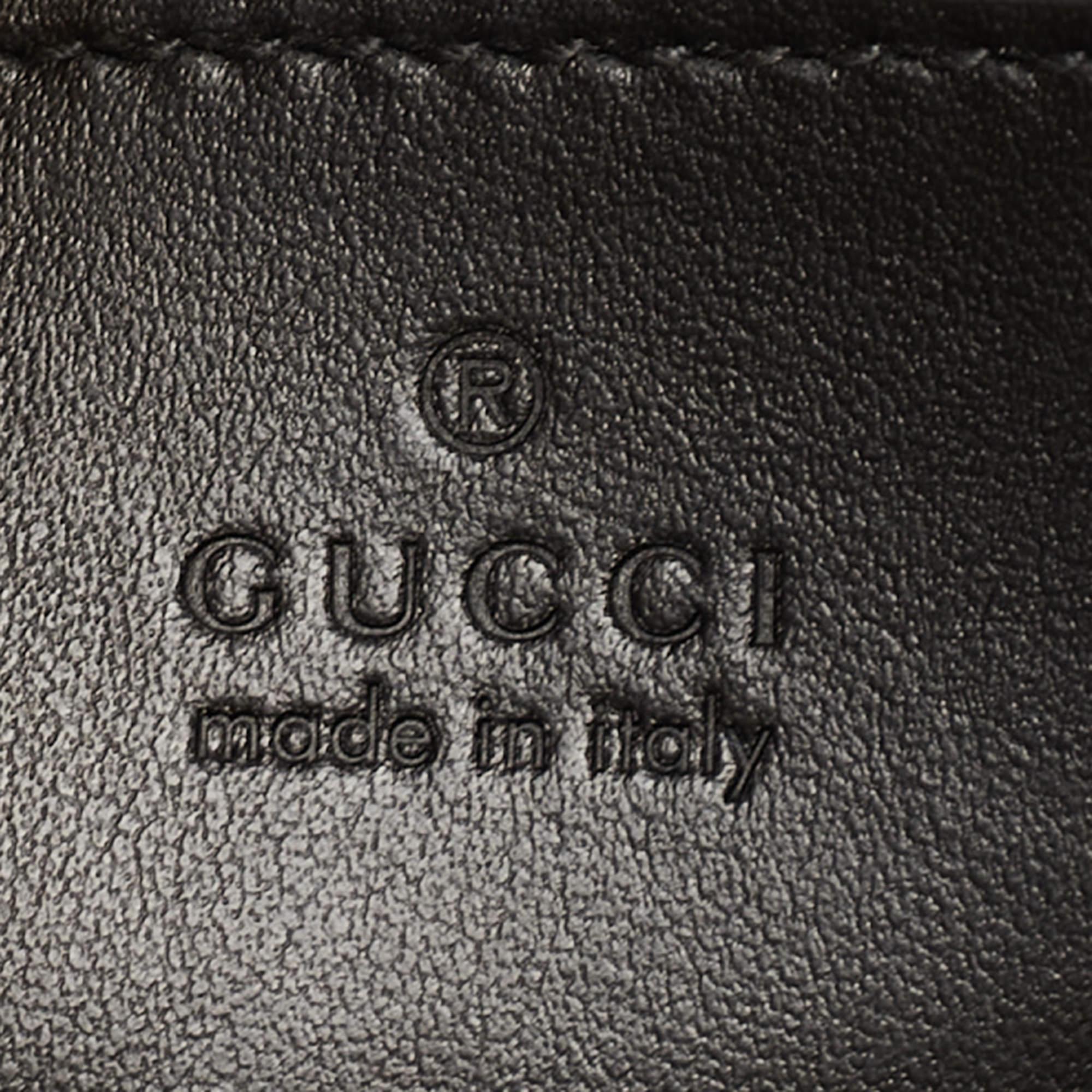 Gucci Black GG Matelassé Leather Mini Bag 1