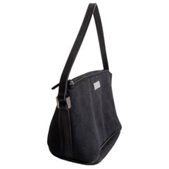 GUCCI black GG Monogram Canvas 1990s MINI POCHETTE Bag