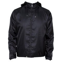 Gucci Schwarz GG Monogram Jacke S