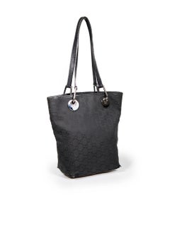 Gucci Black GG Monogram Small Eclipse Tote Bag