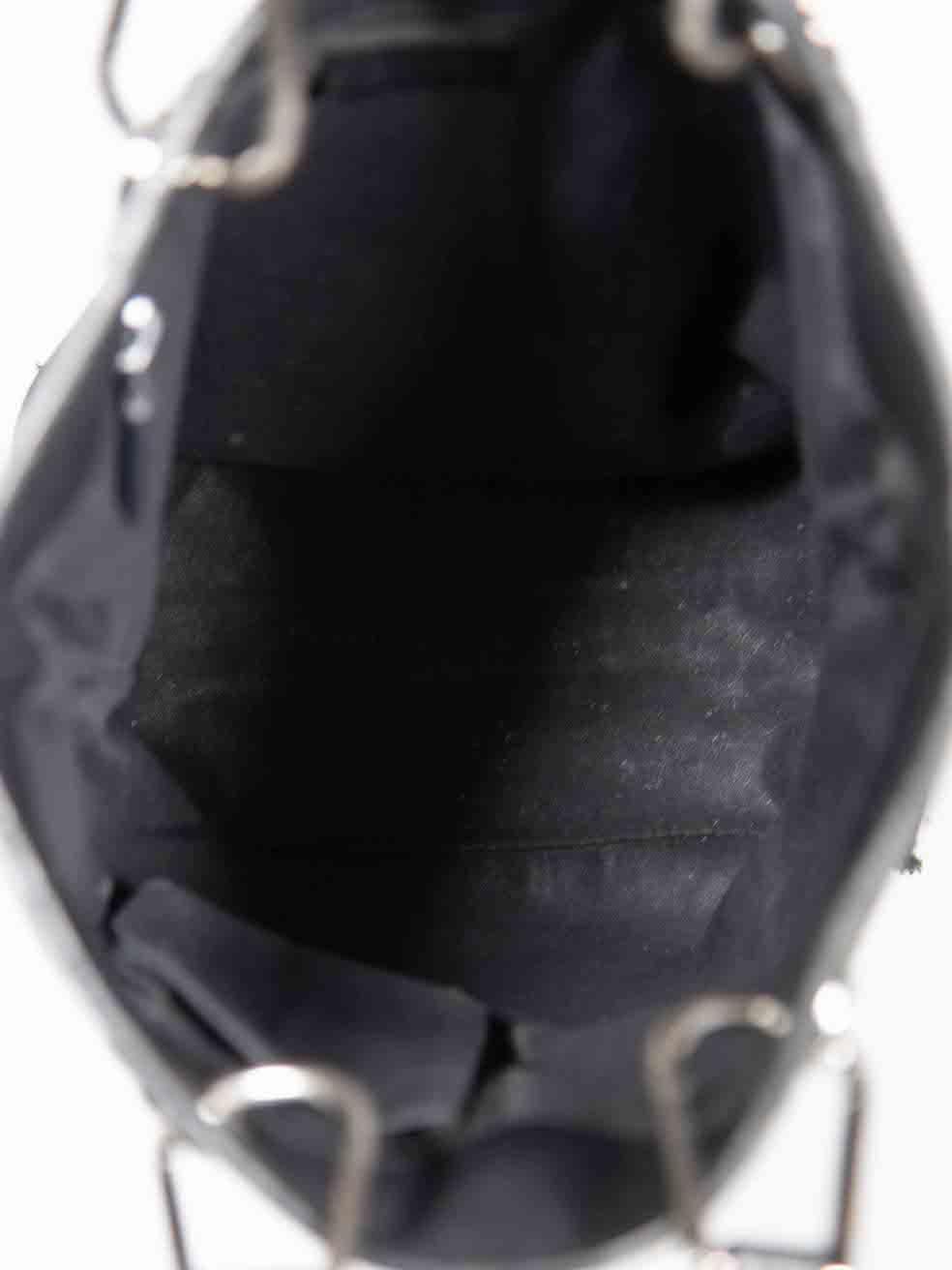 Gucci Black GG Monogram Small Eclipse Tote Bag For Sale 1