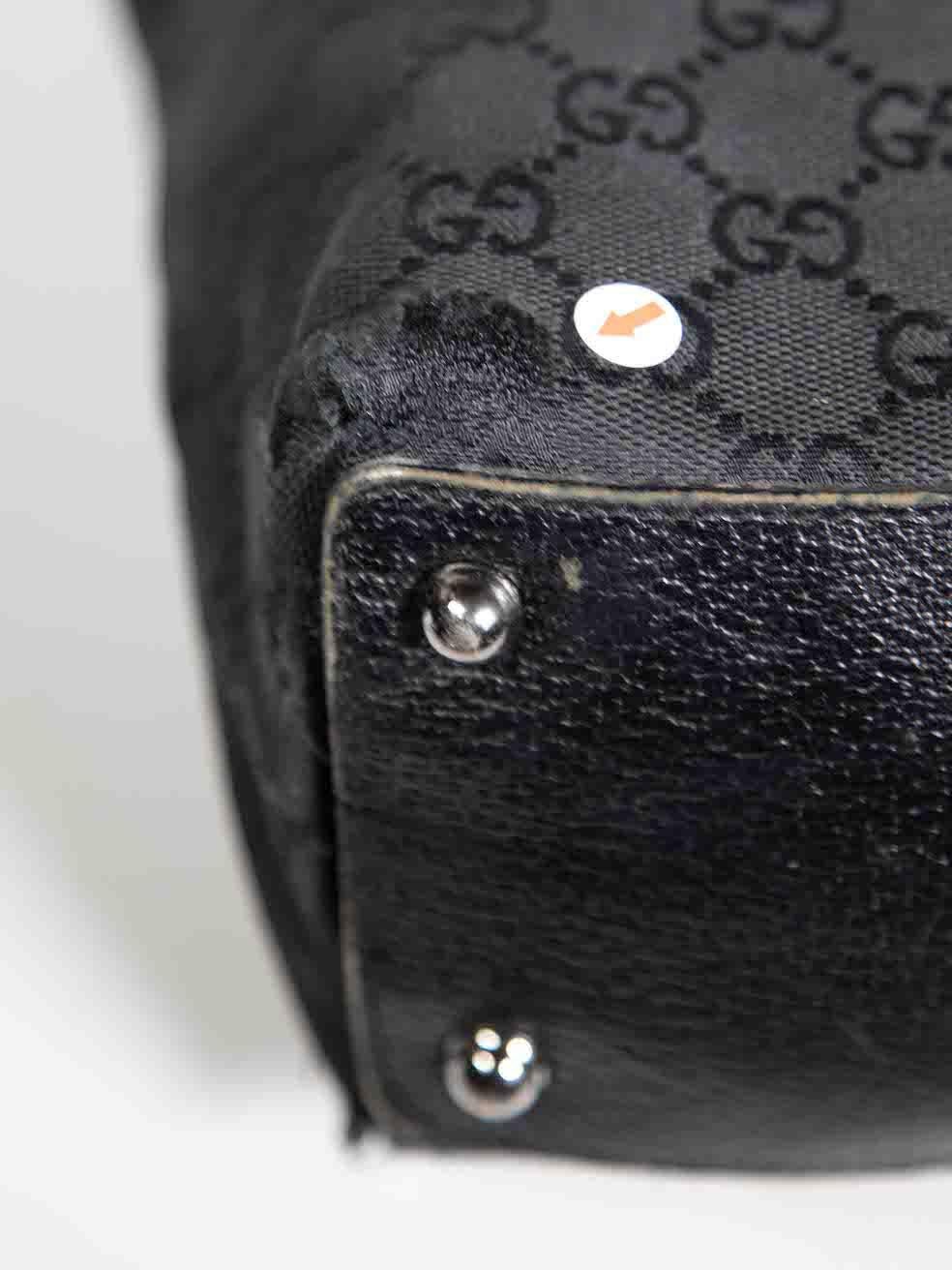 Gucci Schwarze GG Monogrammierte Eclipse Tote Bag mit Monogramm im Angebot 4
