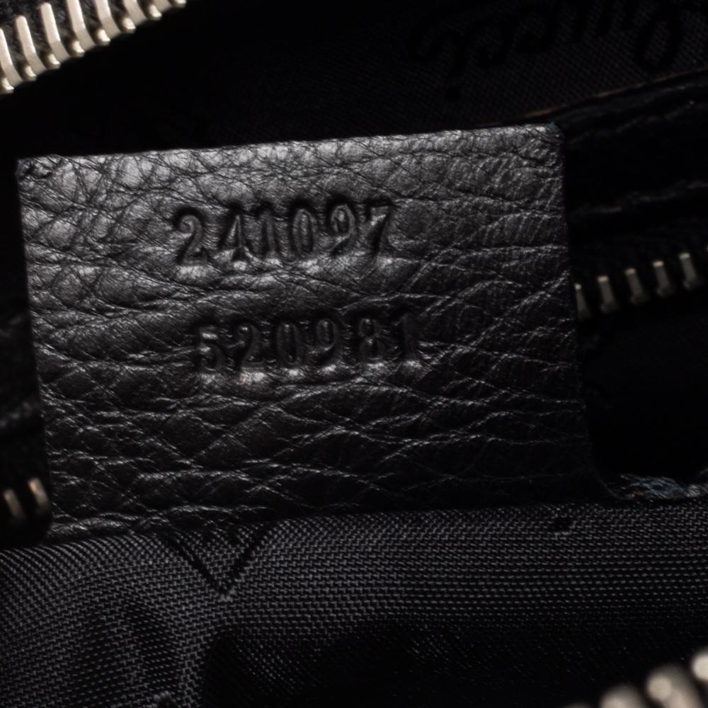 Gucci Black GG Neoprene and Leather Medium Joy Boston Bag 4