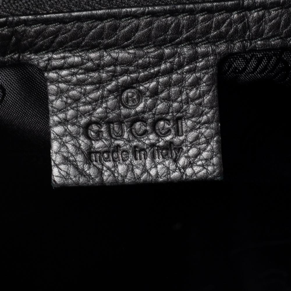 Gucci Black GG Neoprene and Leather Medium Joy Boston Bag 5