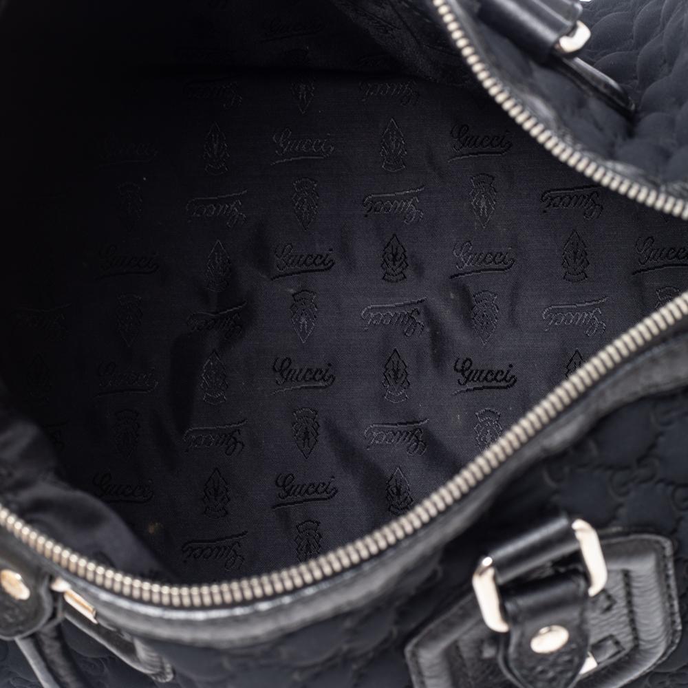 Gucci Black GG Neoprene and Leather Medium Joy Boston Bag 1