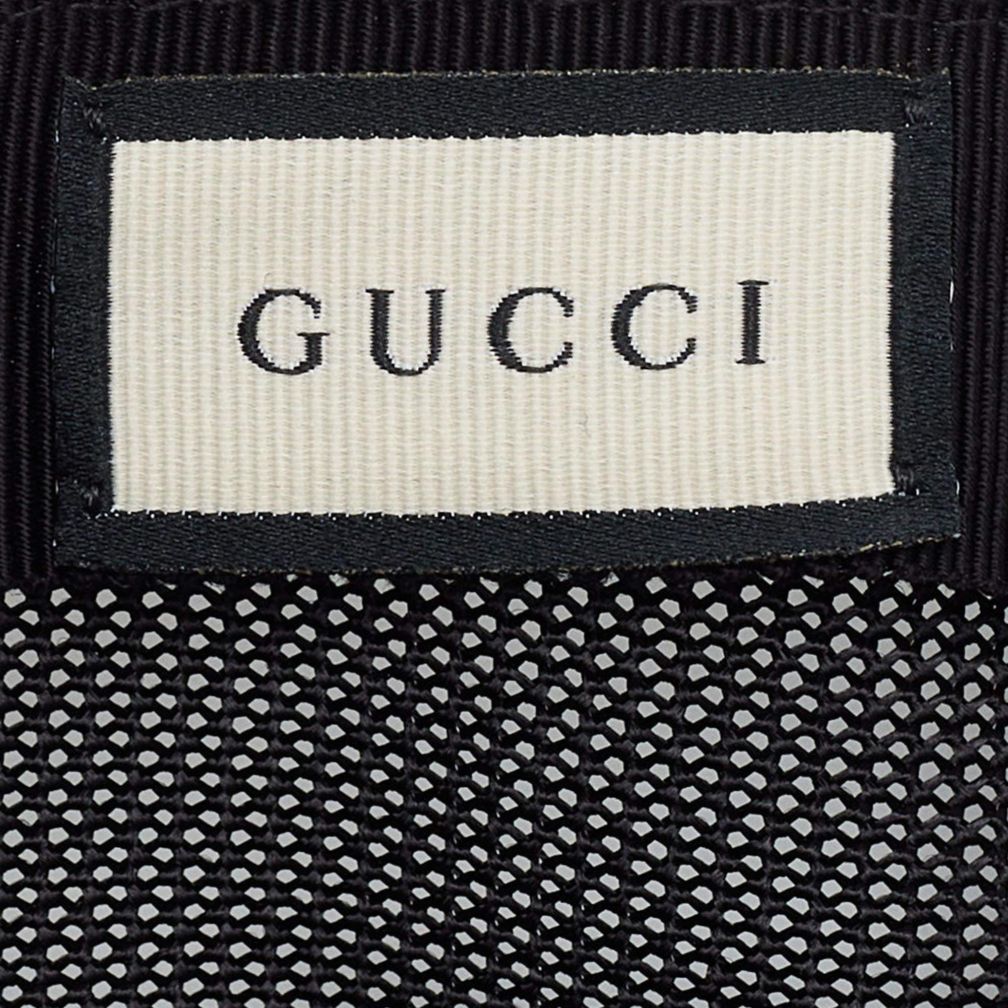 Men's Gucci Black GG Nylon & Mesh Baseball Cap XL