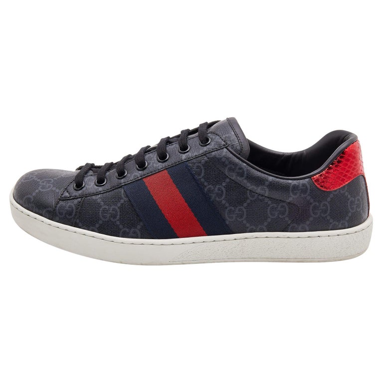 Gucci Ace Sneaker GG Supreme Canvas Web Stripe Low Top