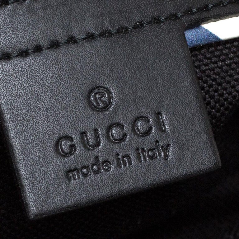 Gucci Black GG Supreme Coated Canvas and Leather Night Courrier