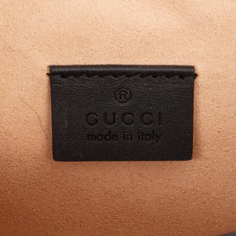 Gucci Black GG Velvet & Patent Leather Small Dionysus Bag, myGemma