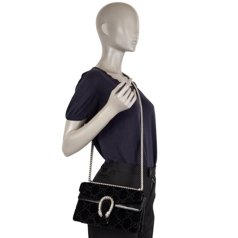 Gucci Dionysus GG Velvet Small Shoulder Bag - Farfetch