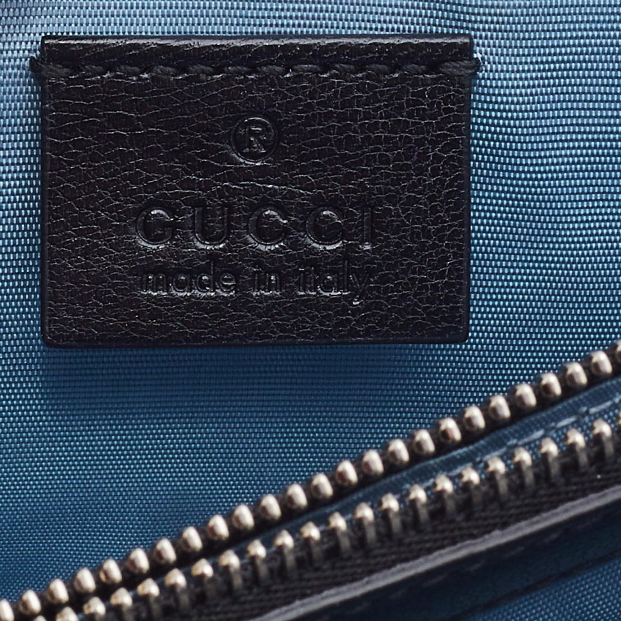 Gucci Black/Gold Leather Medium Dionysus GUCCY Star Shoulder Bag 2