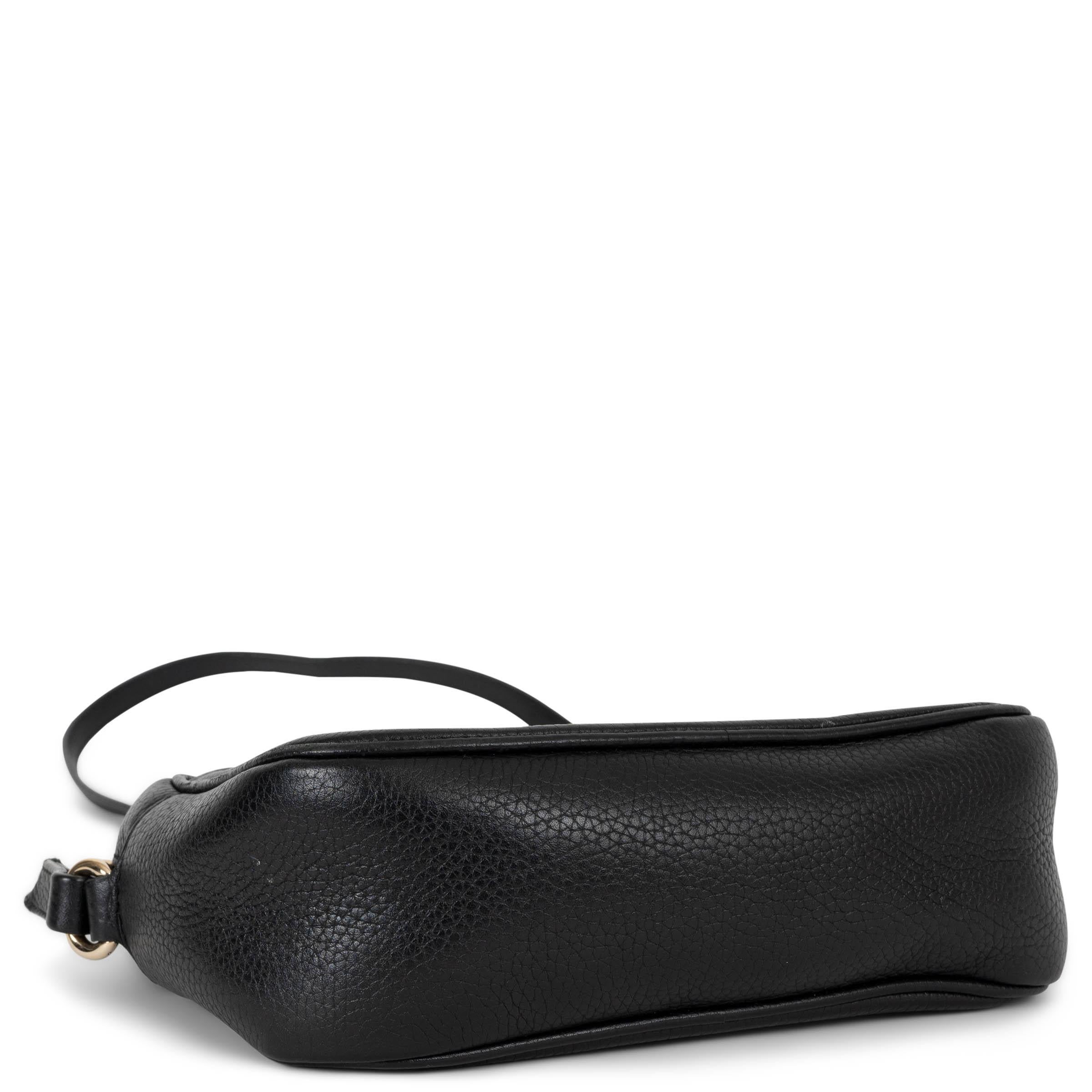 GUCCI - Sac à bandoulière SOHO DISCO en cuir grainé noir Bon état - En vente à Zürich, CH