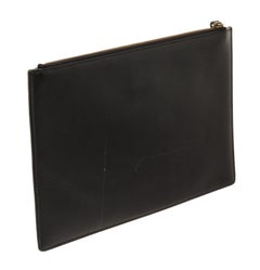 Gucci Black Gucci Ghost Is Life Leather Clutch Bag