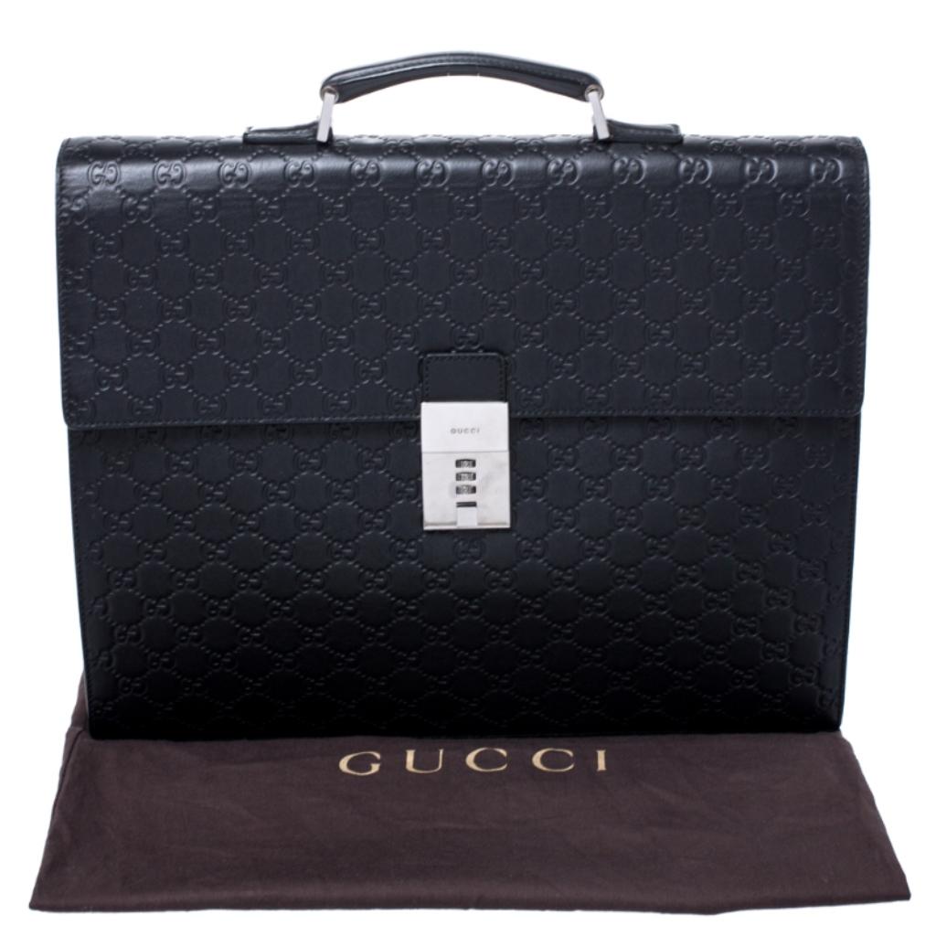 used gucci briefcase