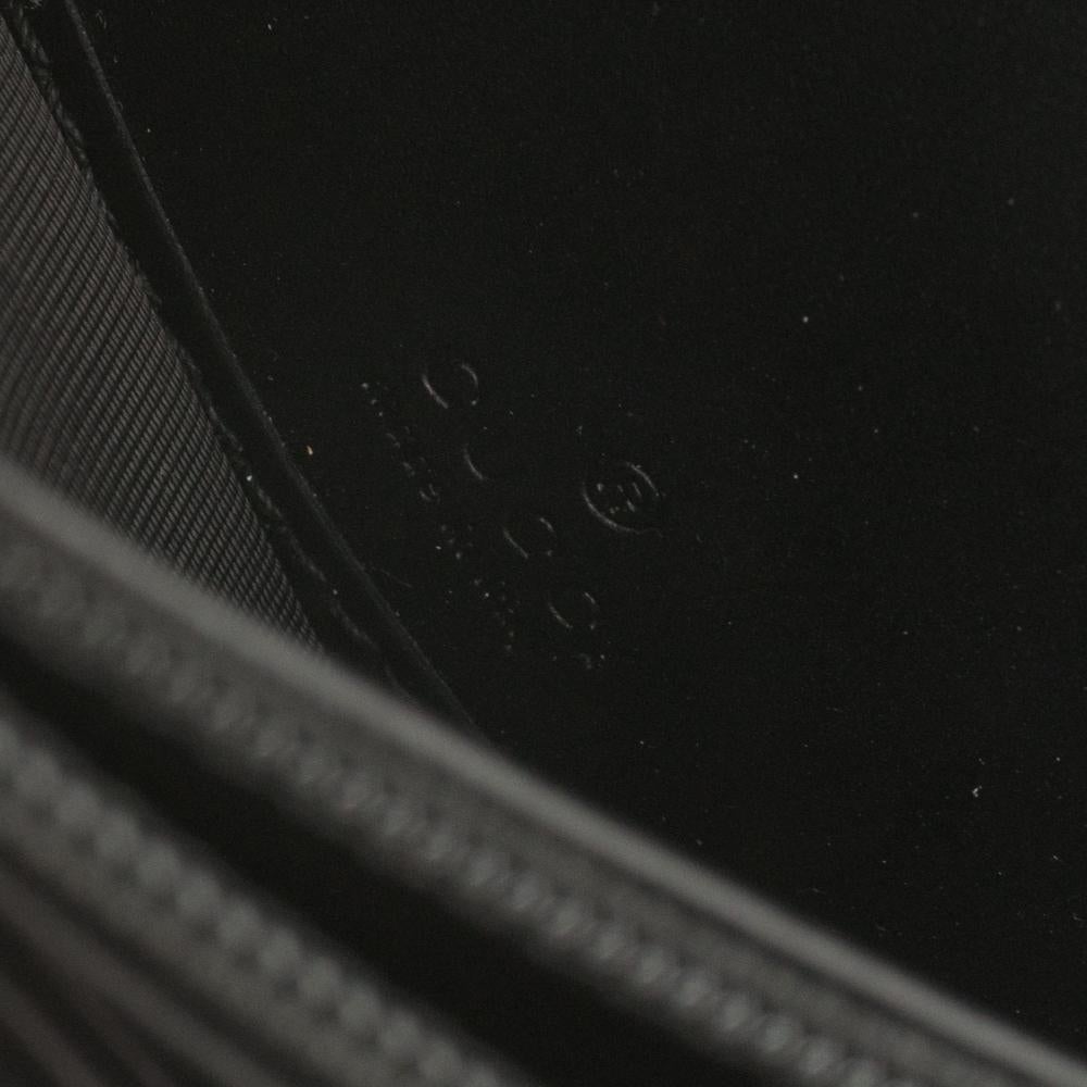 Gucci Schwarz Guccissima Leder GG Icon Continental Geldbörse 4