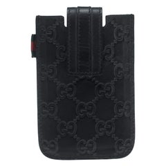 Gucci Black Guccissima Leather iPhone 4/4s Case