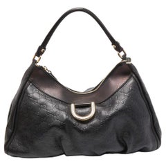 Abbey leather handbag Gucci Black in Leather - 26155176