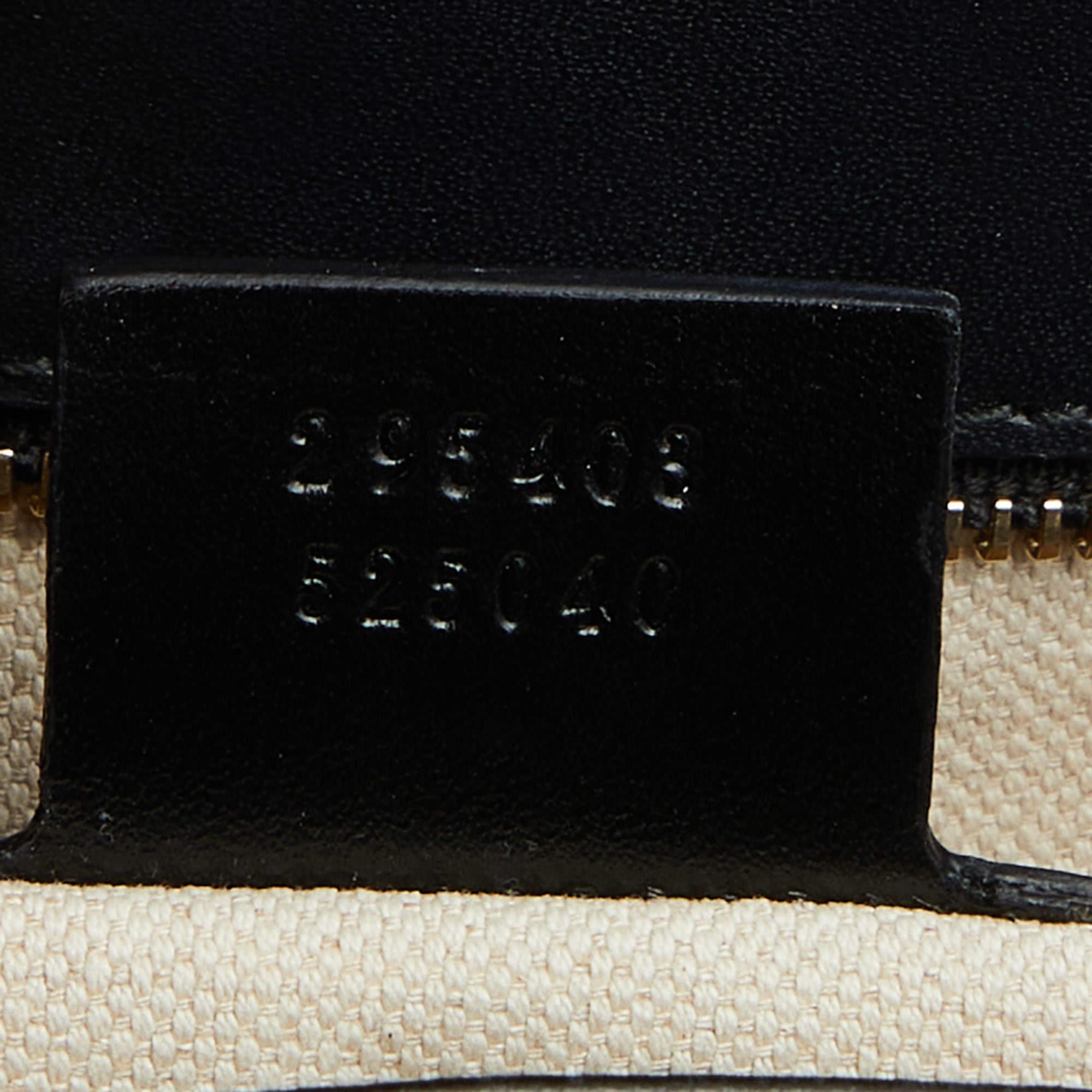 Gucci Black Guccissima Leather Large Emily Chain Shoulder Bag 4