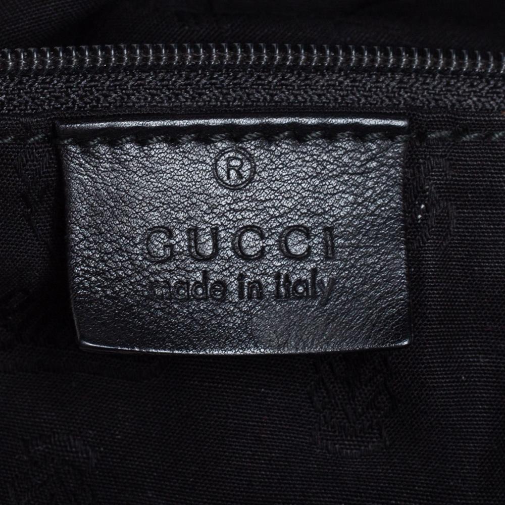 Gucci Black Guccissima Leather Large Sukey Tote 5