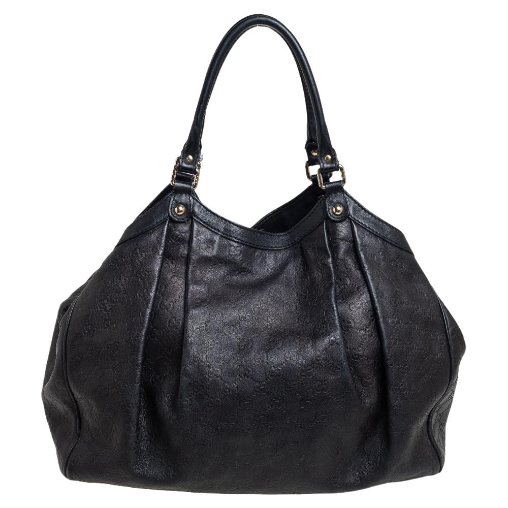Gucci sukey large tote guccissima leather best sale
