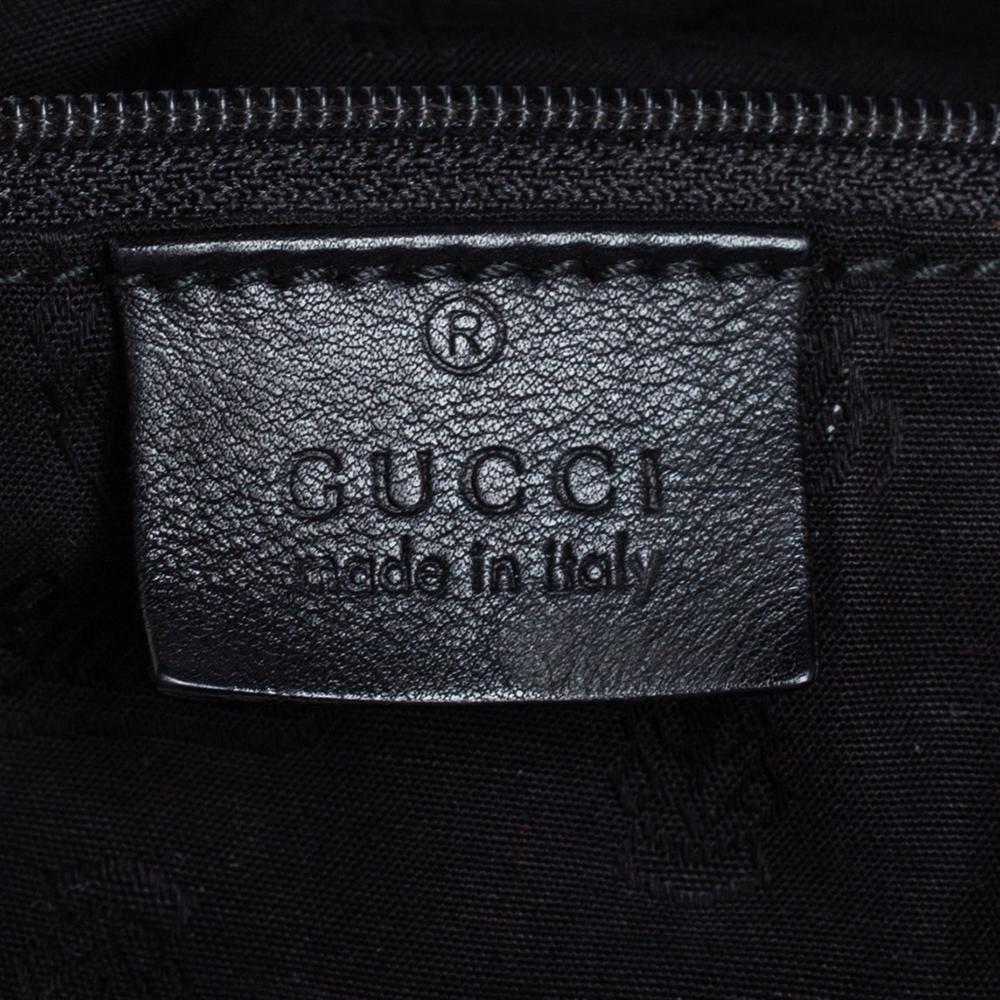 Women's Gucci Black Guccissima Leather Large Sukey Tote