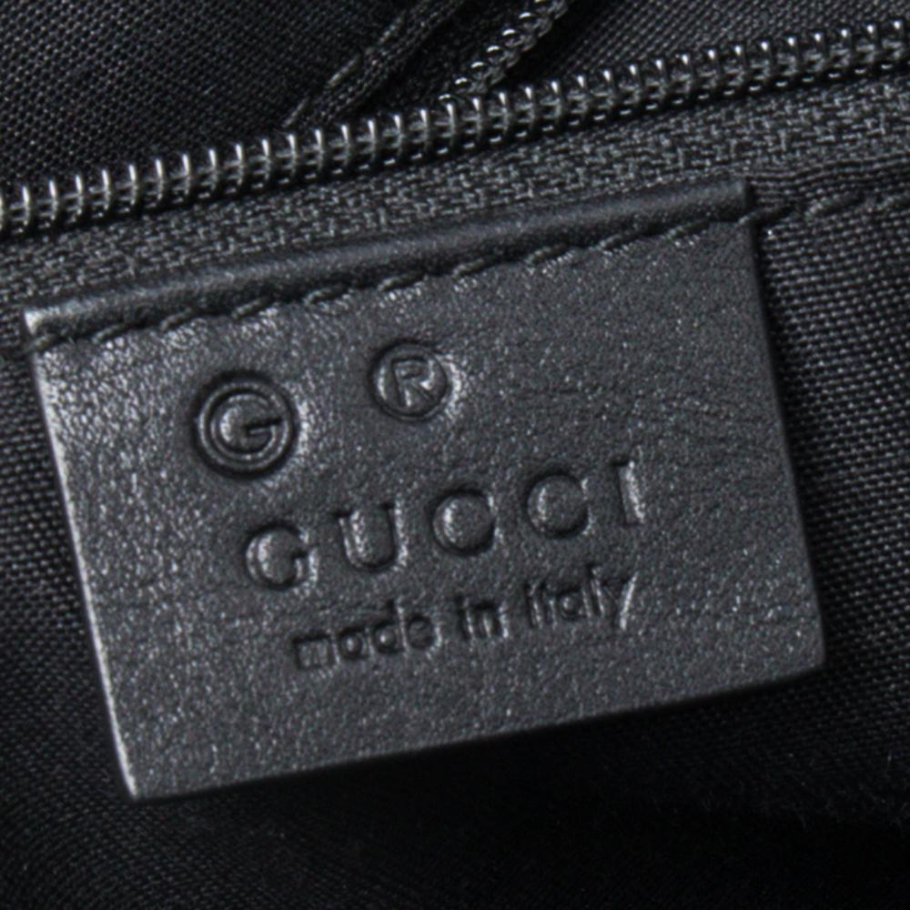 Gucci Black Guccissima Leather Medium Dome Bag In Fair Condition In Dubai, Al Qouz 2