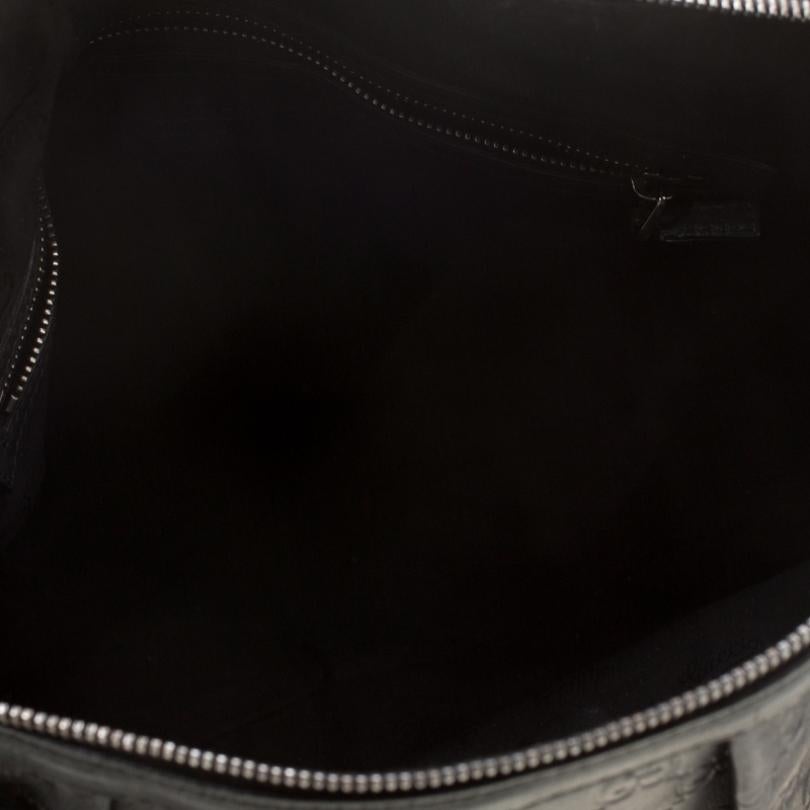 Gucci Black Guccissima Leather Medium Icon Bit Boston Bag 5