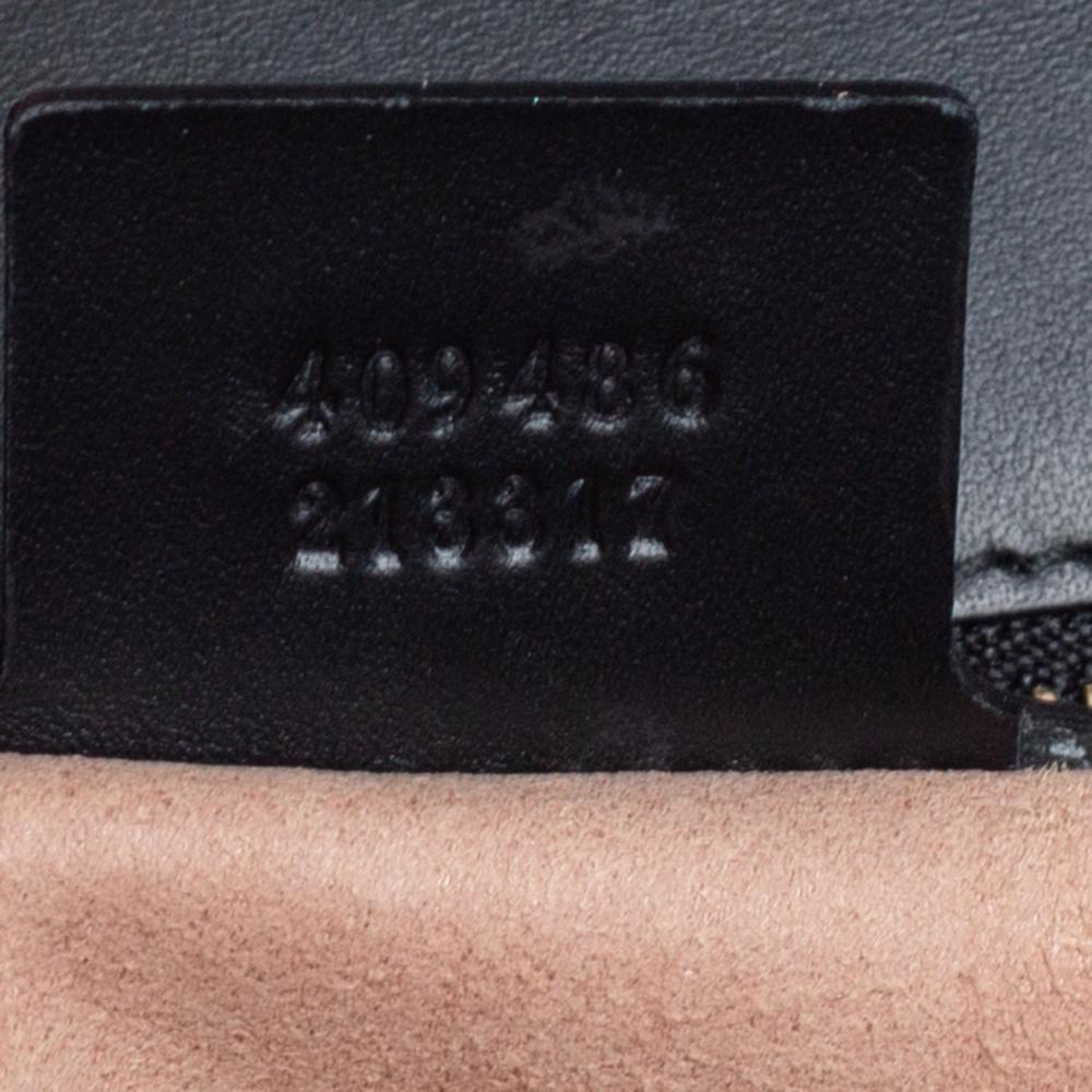 Gucci Black Guccissima Leather Medium Padlock Shoulder Bag 7