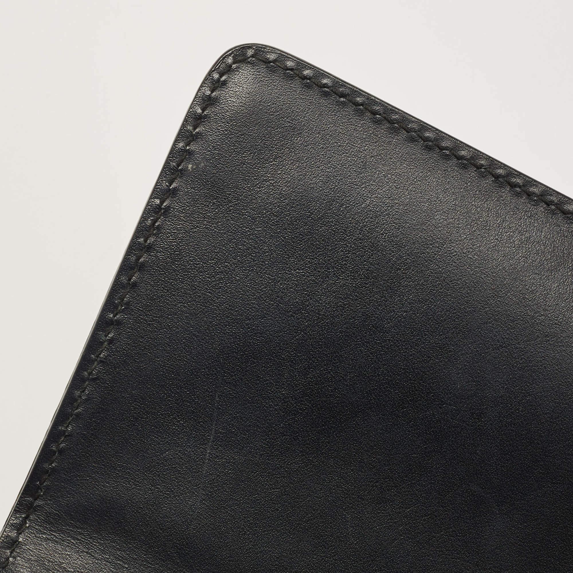 Gucci Black Guccissima Leather Medium Padlock Shoulder Bag 8