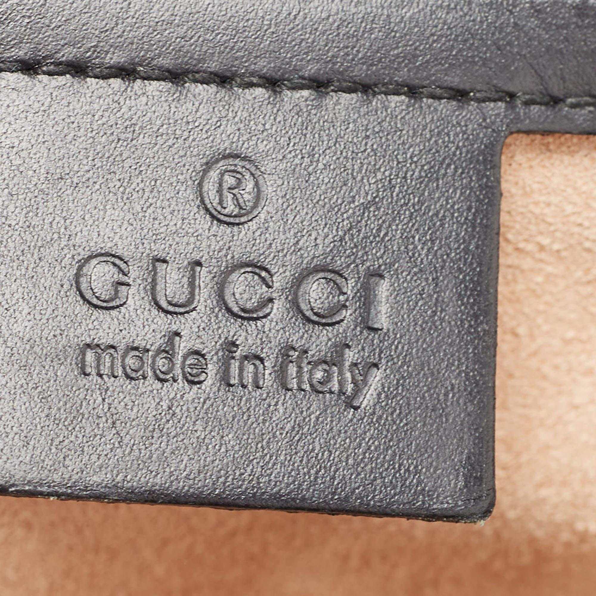 Gucci Black Guccissima Leather Medium Padlock Shoulder Bag 9