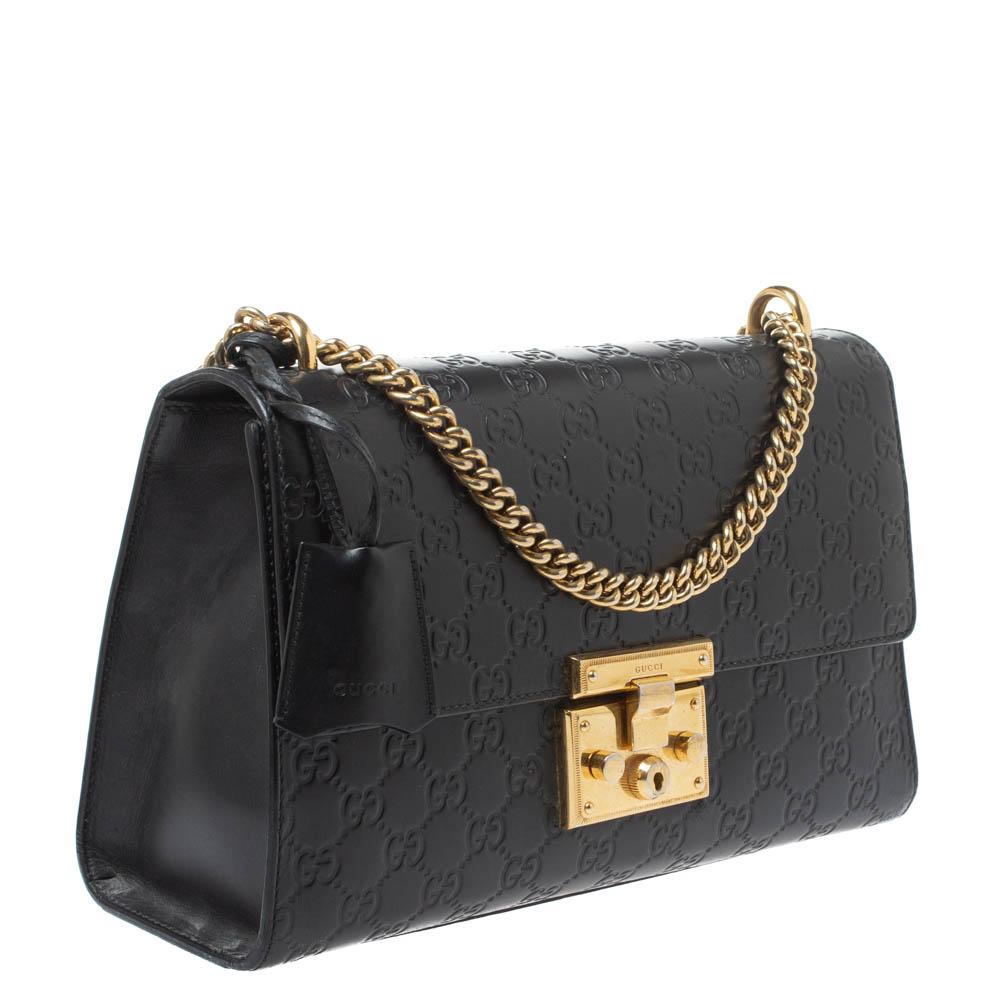 guccissima padlock bag