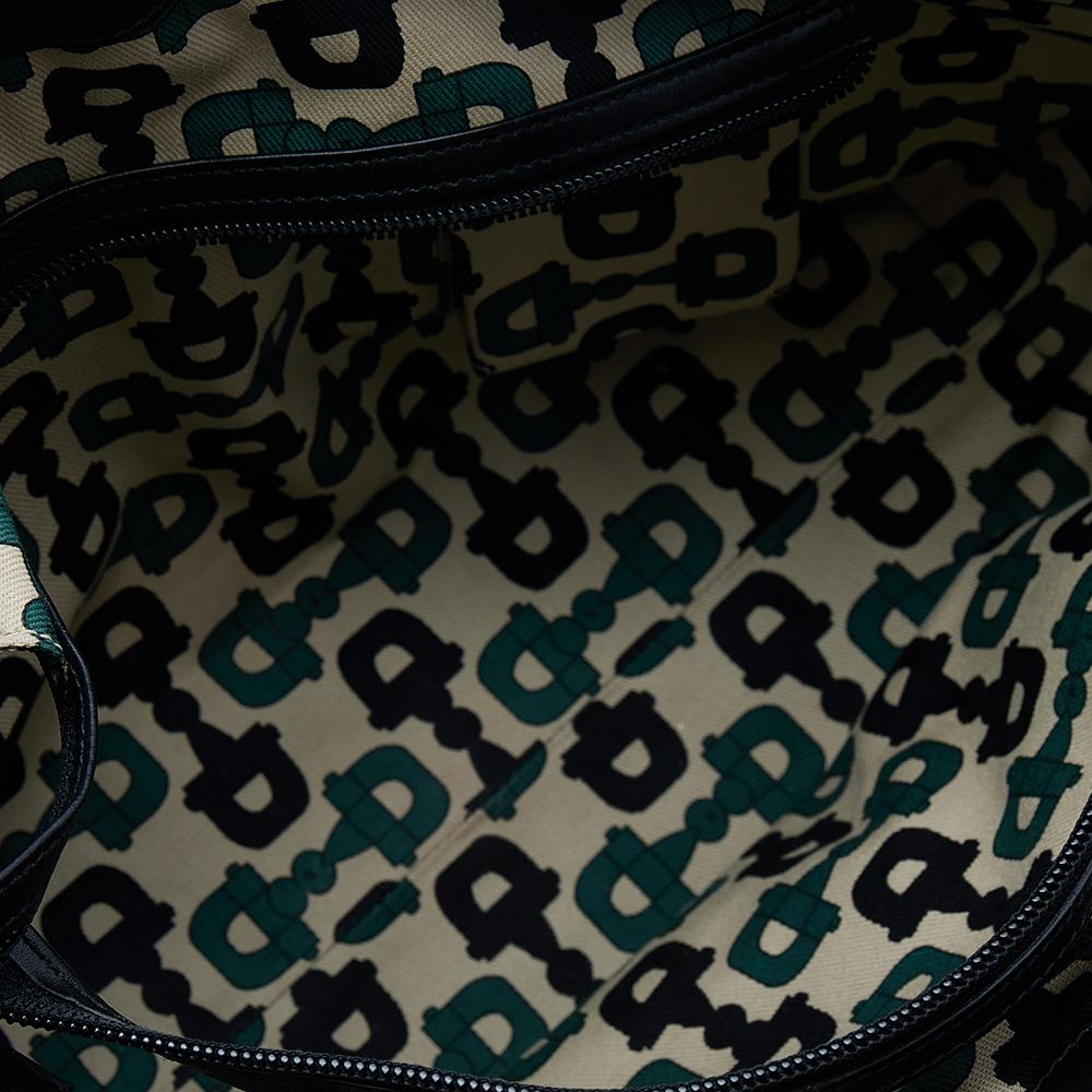 Gucci Black Guccissima Leather Medium Punch Tote 2