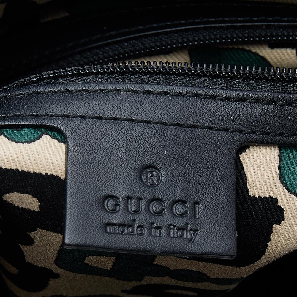 Gucci Black Guccissima Leather Medium Punch Tote 3