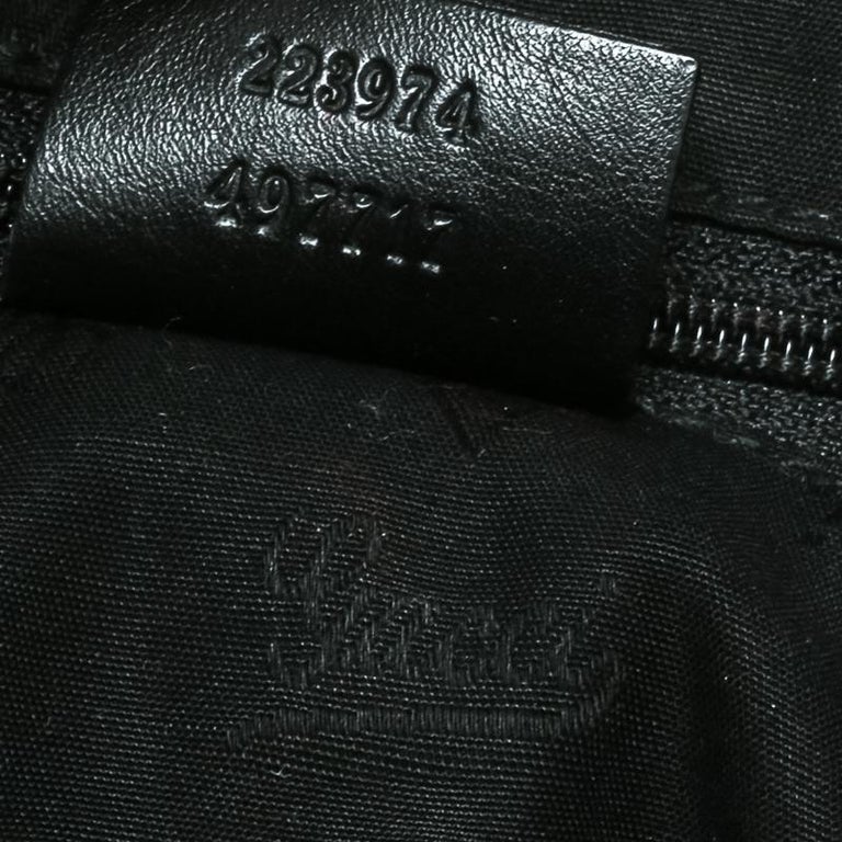 Gucci Black Guccissima Leather Medium Sukey Boston Bag For Sale at 1stDibs