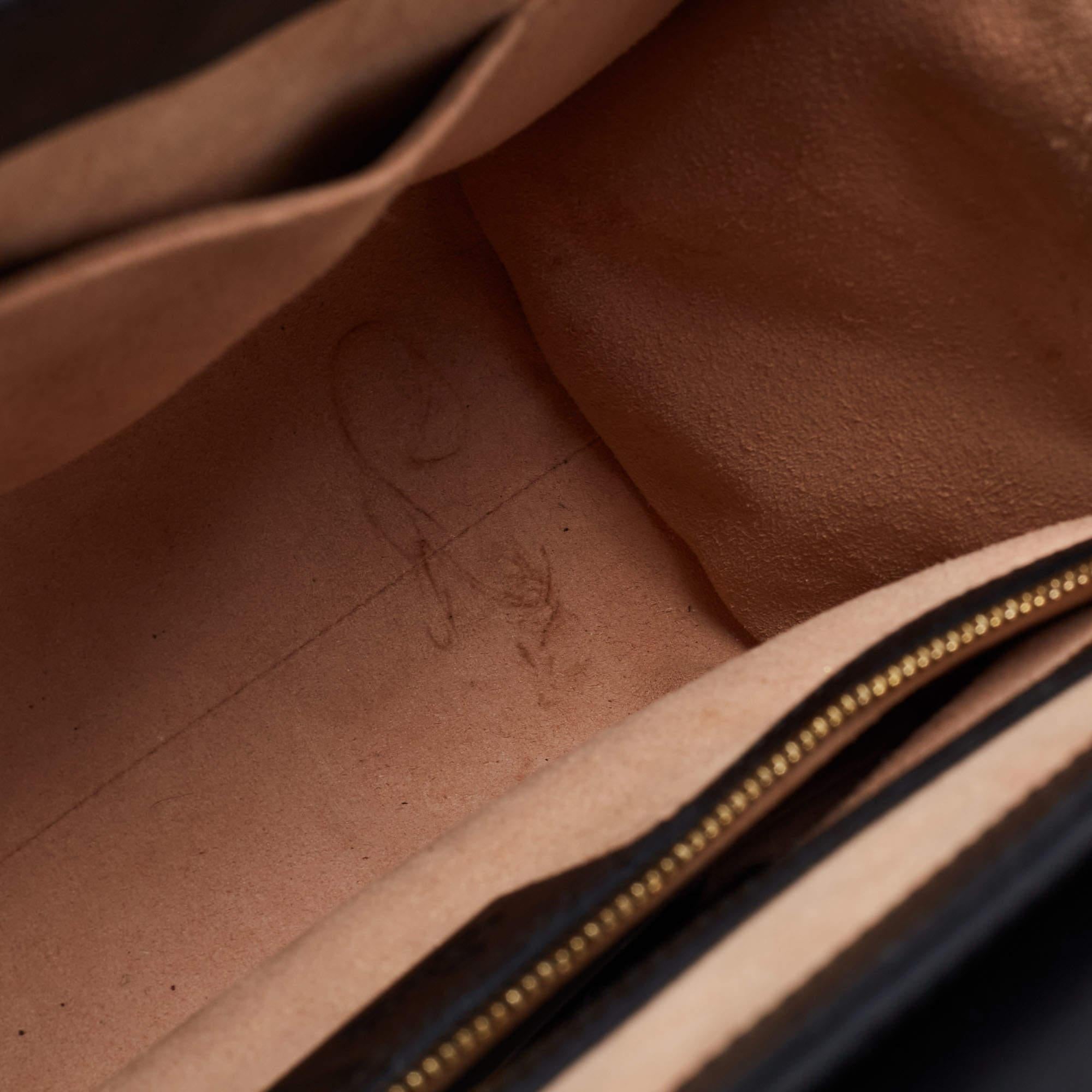 Gucci Black Guccissima Leather Small Padlock Top Handle Bag 5