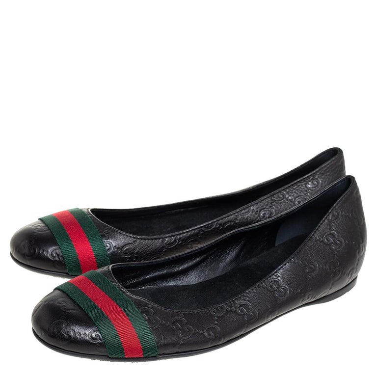 luxury black flats