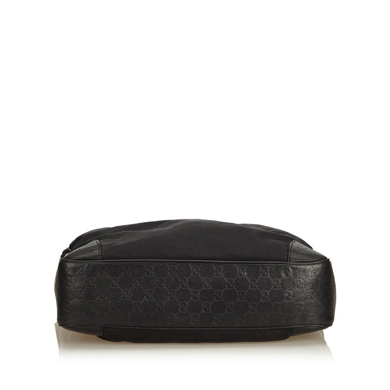 Gucci Black Guccissima Nylon Crossbody Bag at 1stDibs | gucci nylon ...
