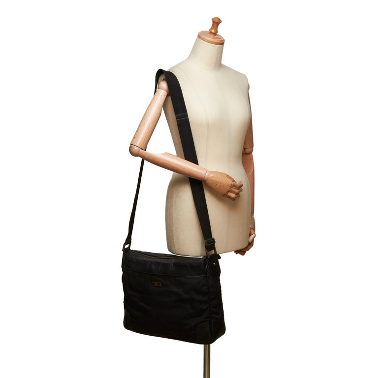Gucci Black Guccissima Nylon Crossbody Bag at 1stDibs gucci nylon