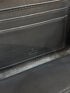 Gucci Black Guccissima Small Zip Wallet