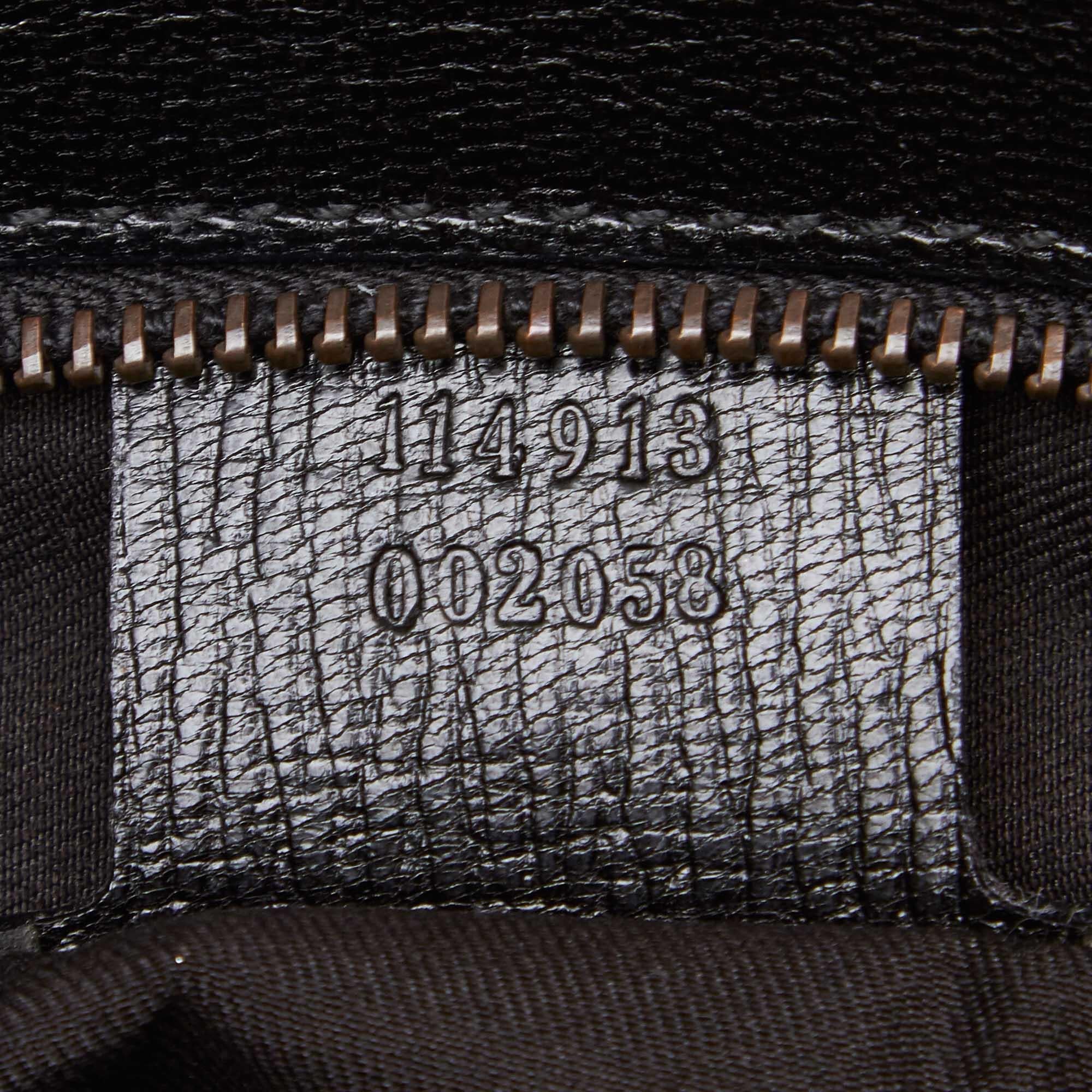 Gucci Black Horsebit Leather Handbag 3