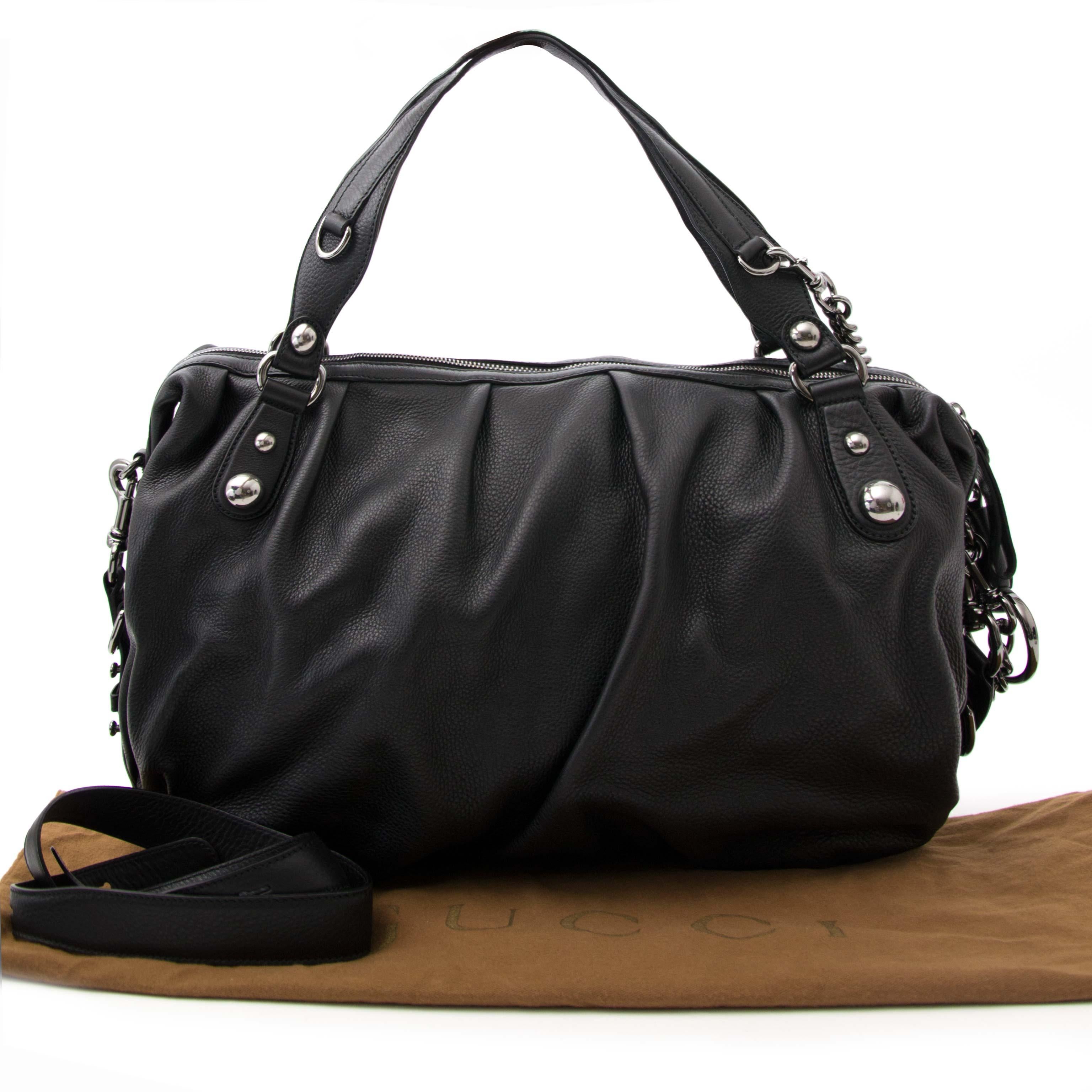 Gucci Black Icon Bit Boston Shoulder Bag For Sale at 1stDibs | icon ...