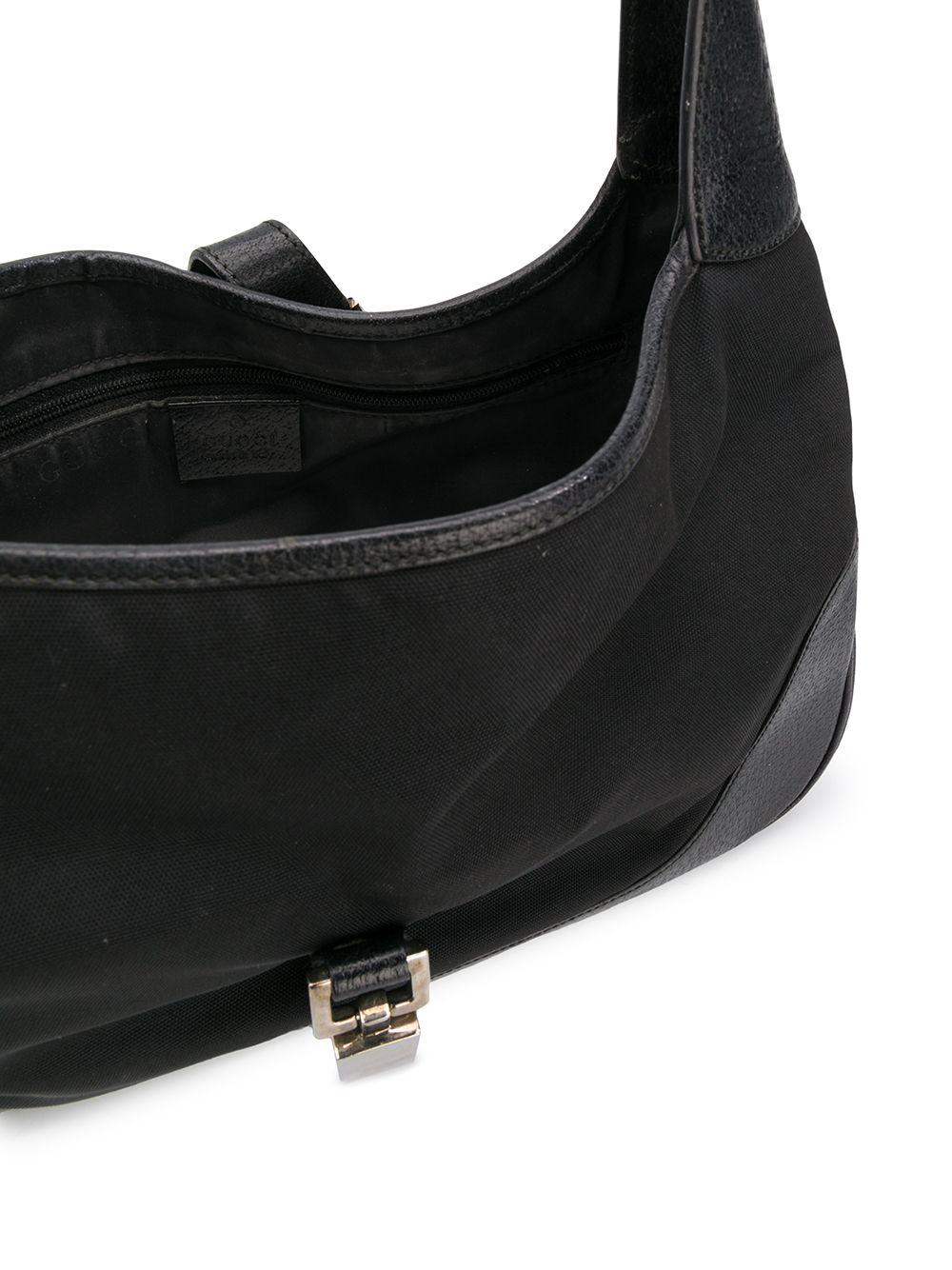 Women's Gucci Black Jackie-O Monogram Shoulder Bag